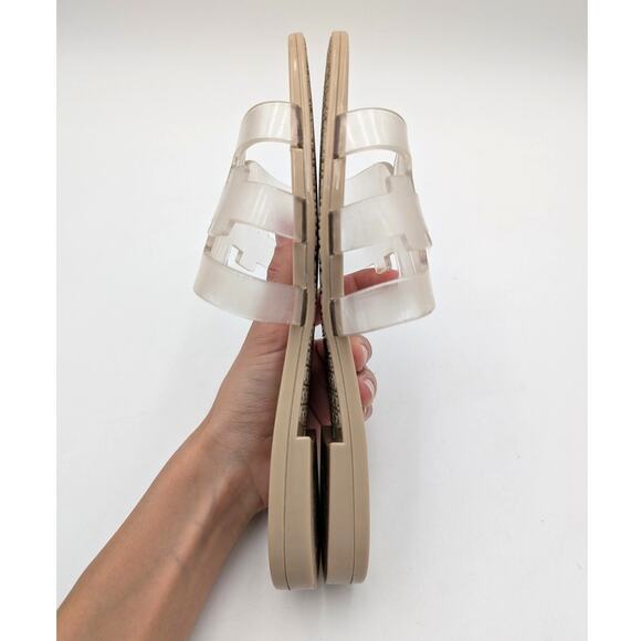 Sam Edelman Bay Jelly Summer Slide Sandal Slip-On Women's Clear Size US7 EU37.5 - Picture 5 of 12